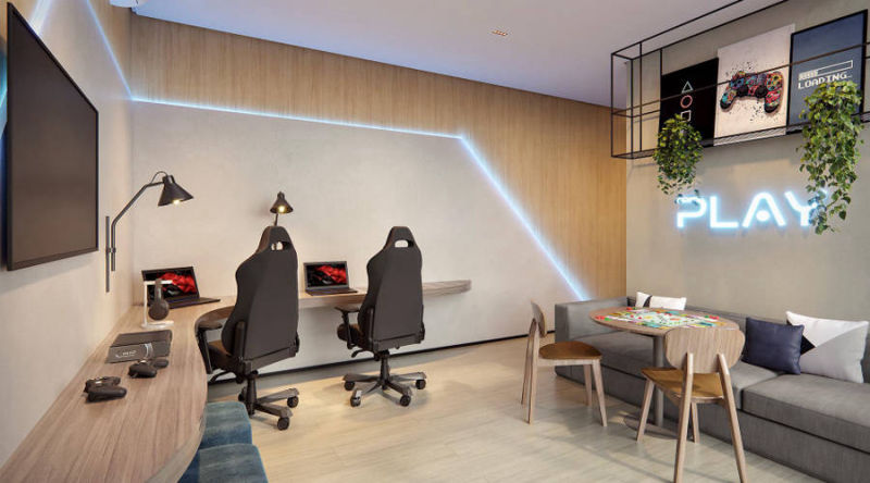 Ampère Brooklin – Sala Gamer
